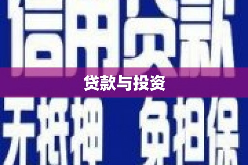东西湖贷款与投资