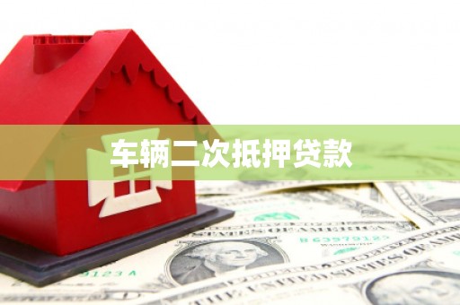 东西湖车辆二次抵押贷款