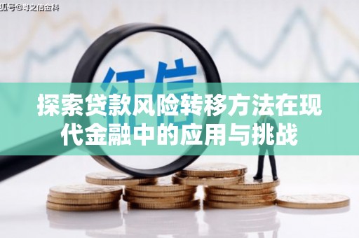 东西湖探索贷款风险转移方法在现代金融中的应用与挑战