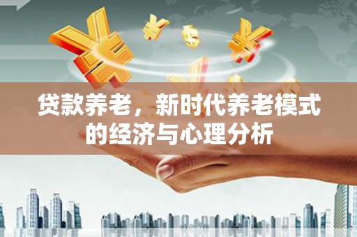 东西湖贷款养老，新时代养老模式的经济与心理分析