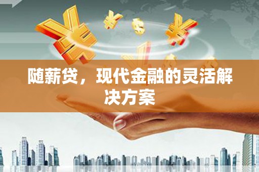 东西湖随薪贷，现代金融的灵活解决方案