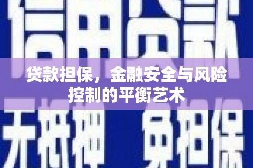 东西湖贷款担保，金融安全与风险控制的平衡艺术