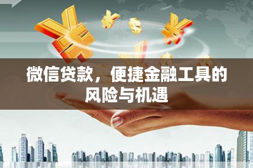 东西湖微信贷款，便捷金融工具的风险与机遇