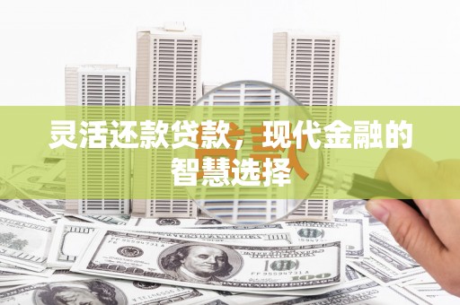 东西湖灵活还款贷款，现代金融的智慧选择