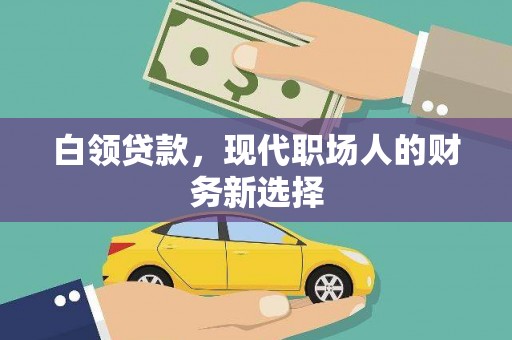 东西湖白领贷款，现代职场人的财务新选择