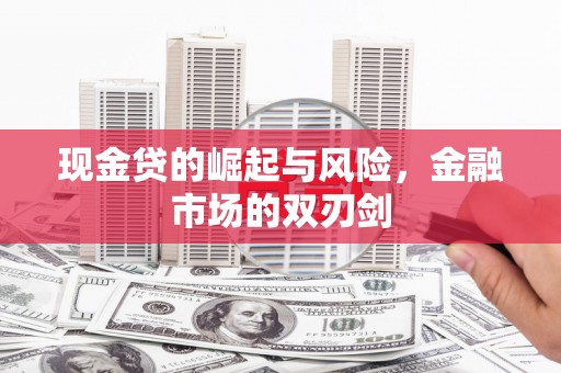 东西湖现金贷的崛起与风险，金融市场的双刃剑
