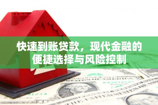 东西湖快速到账贷款，现代金融的便捷选择与风险控制