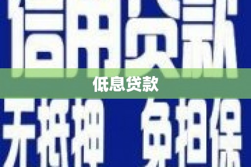 东西湖低息贷款