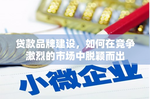 东西湖贷款品牌建设，如何在竞争激烈的市场中脱颖而出