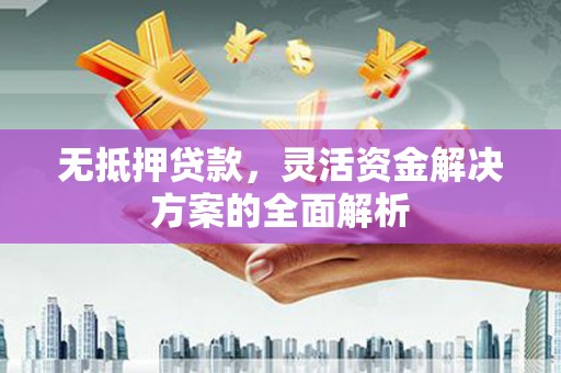东西湖无抵押贷款，灵活资金解决方案的全面解析