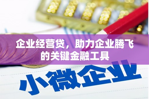 东西湖企业经营贷，助力企业腾飞的关键金融工具