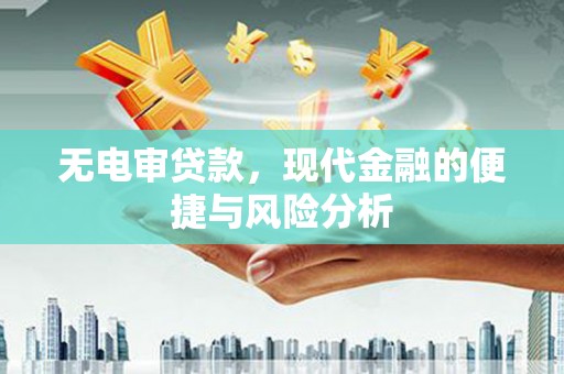 东西湖无电审贷款，现代金融的便捷与风险分析