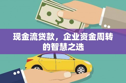 东西湖现金流贷款，企业资金周转的智慧之选