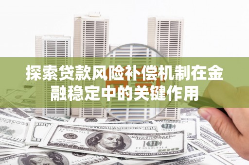东西湖探索贷款风险补偿机制在金融稳定中的关键作用