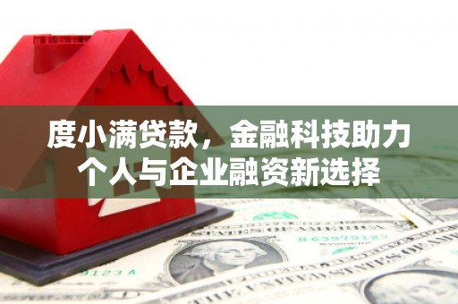 东西湖度小满贷款，金融科技助力个人与企业融资新选择