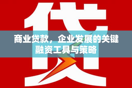 东西湖商业贷款，企业发展的关键融资工具与策略
