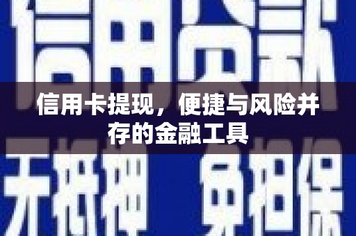 东西湖信用卡提现，便捷与风险并存的金融工具