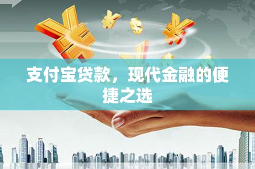 东西湖支付宝贷款，现代金融的便捷之选