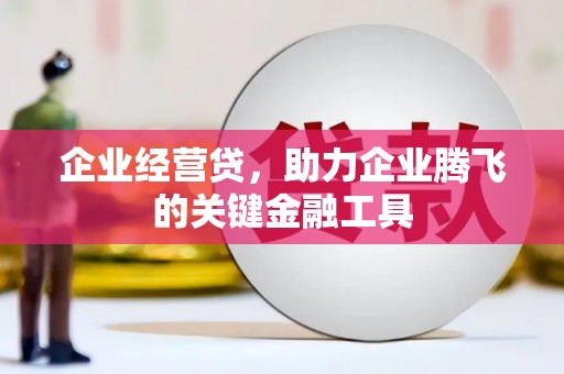 东西湖企业经营贷，助力企业腾飞的关键金融工具