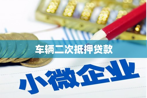 东西湖车辆二次抵押贷款