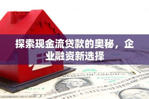 东西湖探索现金流贷款的奥秘，企业融资新选择