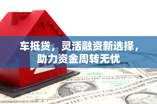 东西湖车抵贷，灵活融资新选择，助力资金周转无忧