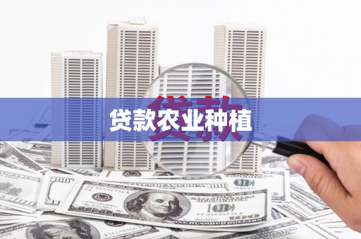 东西湖贷款农业种植