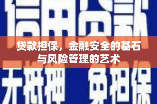 东西湖贷款担保，金融安全的基石与风险管理的艺术