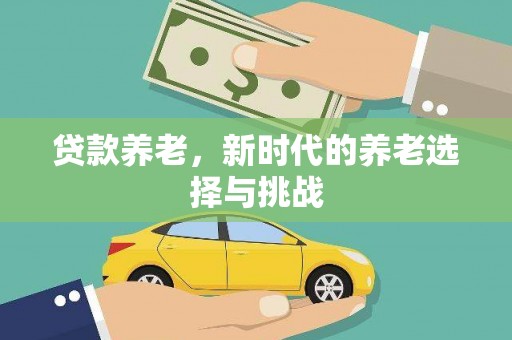 东西湖贷款养老，新时代的养老选择与挑战