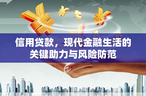 东西湖信用贷款，现代金融生活的关键助力与风险防范