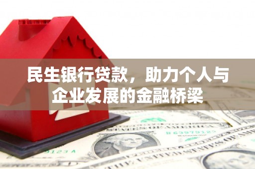 东西湖民生银行贷款，助力个人与企业发展的金融桥梁
