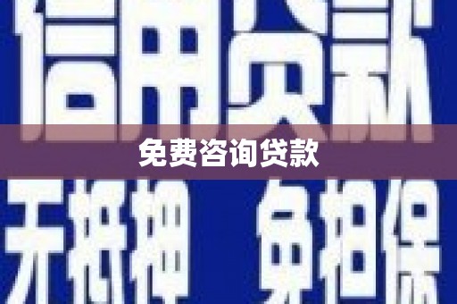 东西湖免费咨询贷款