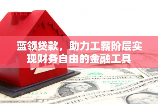东西湖蓝领贷款，助力工薪阶层实现财务自由的金融工具