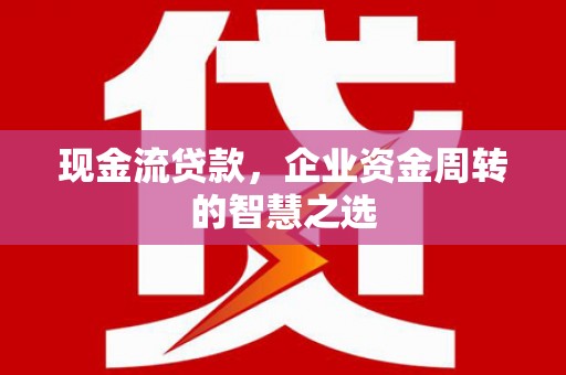 东西湖现金流贷款，企业资金周转的智慧之选