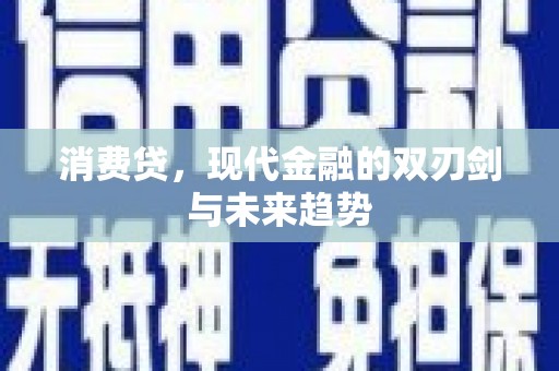 东西湖消费贷，现代金融的双刃剑与未来趋势