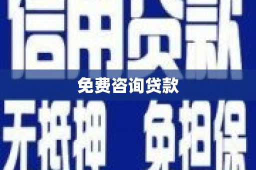 东西湖免费咨询贷款